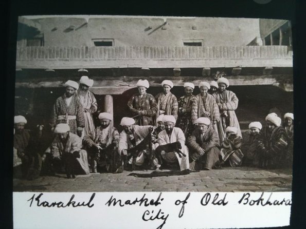 1900 Old Bukhara Karakul Bazar