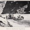 1900 Pamirs Crossing Brook on Bull Skins