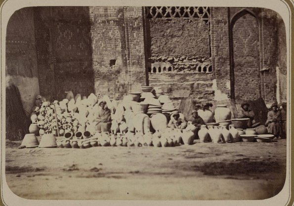 1900 Samarkand Clay Pottery Market