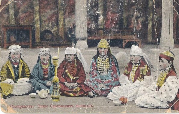 1900 Samarkand Sart Girls