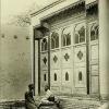 1902 Большой застекленный портал в одном из домов в Ходженте. Иллюстрация из книги Гюго Краффта