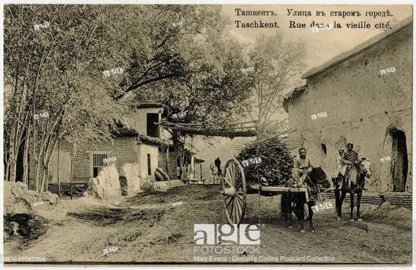 1910 Предпл Ташкент Улица в Старом Городе
