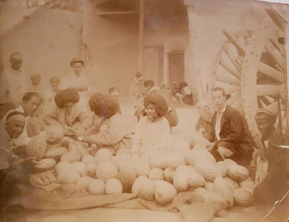 1910 Предпл Туркменистан Торговцы Дынями