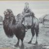 1910 Kazakh Lady on Camel