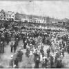 1917 Коканд Демонстрация Приветствующая  Кокандскую Автономию на Крепостной Стене