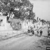 1950 Предпл Ташкентская Обл Предпл Велосипедисты на Улице